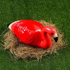 Садовая фигура "Фламинго", для гнезда, керамика, 42х16х22 см - Фото 6