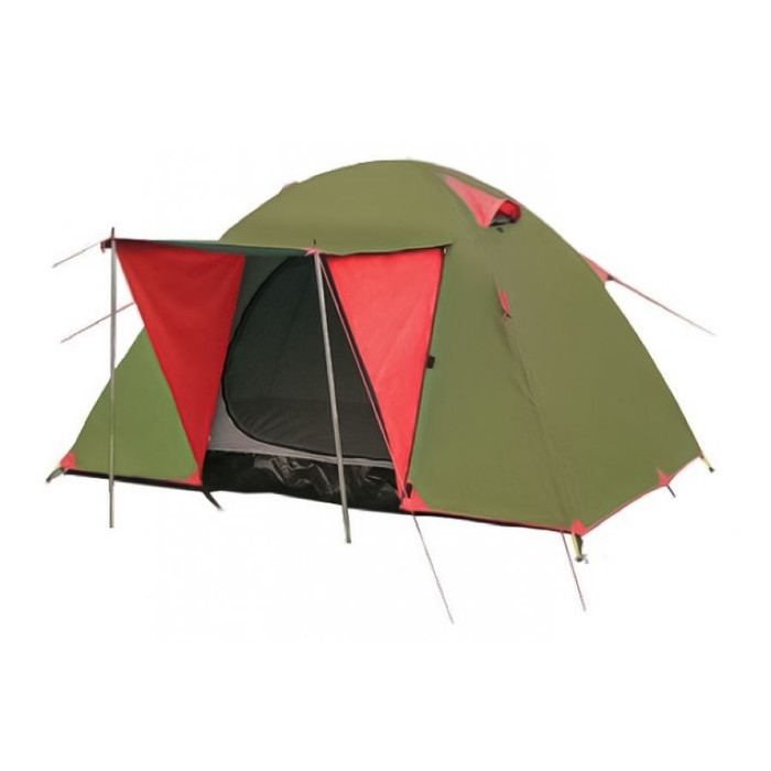 Палатка Wonder 3, Lite, цвет зелёный - Фото 1