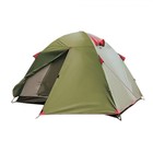 Палатка Lite Tourist 3, цвет зелёный - Фото 1
