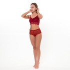 Трусы женские слипы, цвет красный, размер 44 7801083