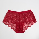 Трусы женские слипы, цвет красный, размер 46 - фото 32466579