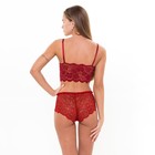 Трусы женские слипы, цвет красный, размер 46 - фото 32466576