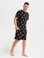 Пижама мужская: футболка, шорты KAFTAN Money, размер 52, чёрная - Фото 7