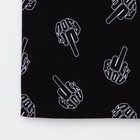 Пижама мужская KAFTAN F*ck, размер 56, чёрная 7624312