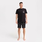 Пижама мужская KAFTAN "F*ck you" р.50, черный - фото 25981546