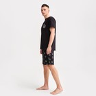 Пижама мужская KAFTAN "F*ck you" р.52, черный - фото 25981554