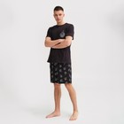 Пижама мужская KAFTAN "F*ck you" р.52, черный - фото 25981556