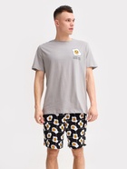 Пижама мужская KAFTAN "Good mo" размер 52, серый/черный - Фото 6