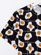 Пижама мужская KAFTAN «Яйца», размер 52, чёрная - фото 33324338