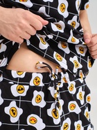 Пижама мужская KAFTAN «Яйца», размер 56, чёрная - фото 25981651