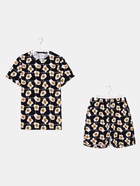 Пижама мужская KAFTAN «Яйца», размер 56, чёрная - фото 25981652