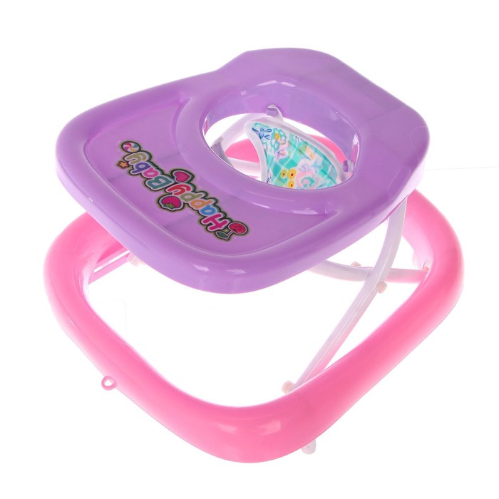 Пупс «Саша» ходит, с ходунком, цвет розовый 53764