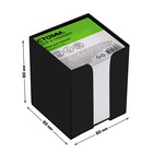 Блок бумаги для записей Стамм "Офис", 8 x 8 x 8 см, 60 г/м2, в пластиковом боксе, белый - Фото 4