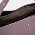 Сумка женская на молнии Miss Bag, цвет пудра - фото 25981769