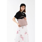 Сумка женская на молнии Miss Bag, цвет пудра - фото 25981770