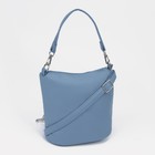 Сумка-мешок Miss Bag на молнии, цвет голубой - Фото 2