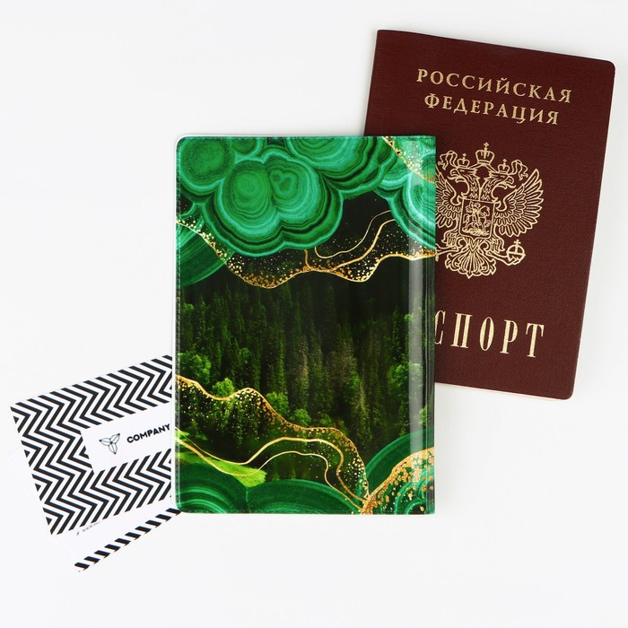 Обложка для паспорта «Природа — лучший художник России», ПВХ - фото 1908886605