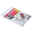 Флешка Silicon Power Touch 810, 8 Гб, USB2.0, чт до 25 Мб/с, зап до 15 Мб/с, красная - Фото 1