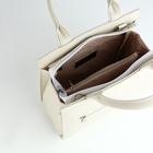 Сумка женская тоут TEXTURA на молнии, 25×12×22 см, белый - Фото 11