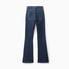 Джинсы женские клёш со стрелкой MINAKU: Jeans Collection, размер 46, тёмно-синие - Фото 13