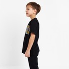 Футболка для мальчика KAFTAN "Hype", рост 134-140, цвет чёрный - фото 804806107 Футболка для мальчика KAFTAN "Hype", рост 134-140, цвет чёрный - фото 804806107