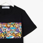 Футболка для мальчика KAFTAN "Hype", рост 146-152, цвет чёрный - фото 21560572