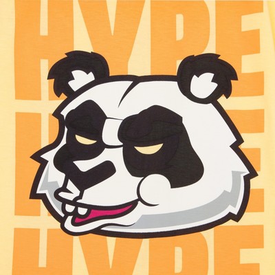 Футболка для мальчика KAFTAN Hype, рост 134-140 см, жёлтая