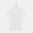 Футболка для мальчика KAFTAN "Hype", рост 146-152, цвет белый 7626582 - фото 9686823