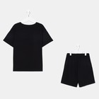 Комплект для мальчика (футболка, шорты) KAFTAN "Hype", рост 134-140, цвет чёрный - Фото 9