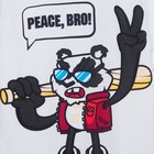 Комплект для мальчика (футболка, брюки) KAFTAN "Hype", рост 158-164, цвет белый/чёрный 7626591