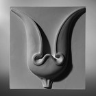 Гипсовая фигура Орнамент: Лотос, 32 х 33 х 7 см - фото 9686923