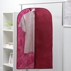 Чехол для одежды 60×100 см, спанбонд, цвет бордо - Фото 6