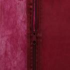 Чехол для одежды 60×140 см, спанбонд, цвет бордо - Фото 3