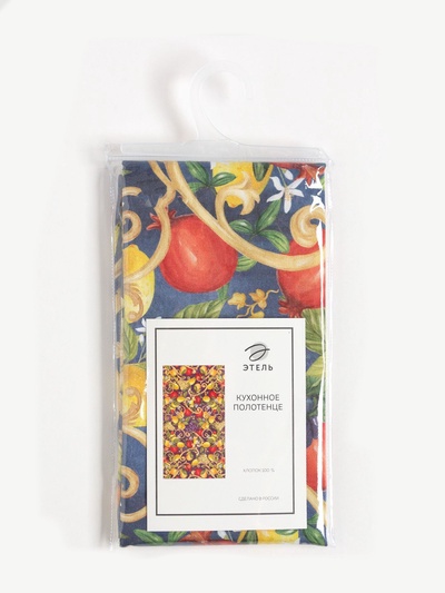 Полотенце «Этель» Southern fruits 40×73 см, 100% хлопок, саржа 190 г/м²