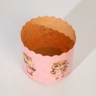 Форма для выпечки кулича бумажная Деко-про «Совушки», одноразовая, 7×6 см, МИКС - Фото 3