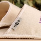 Тапочки для бани белые с вышивкой «Нужный человек», белые, женские, стелька 26 см - фото 21560776