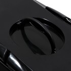 Переноска для животных до 12 кг "Пижон" 49х33х32см, металлическая дверь, черная - Фото 8