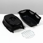 Переноска для животных до 12 кг "Пижон" 49х33х32см, металлическая дверь, черная - Фото 9