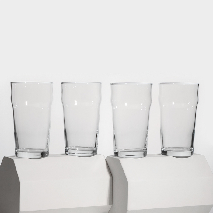 Набор стаканов для пива «Время дегустаций Ноник Английская пинта», 570 мл, 4 шт - Фото 1