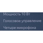 Умная колонка «Новая Яндекс Станция Мини» (YNDX-00020B), голосовой помощник Алиса, 10 Вт, с часами, синяя - Фото 11