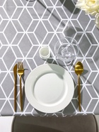 Скатерть «Доляна» Hexagon, 145×110 см, 100% п/э - Фото 3