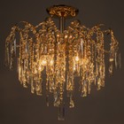 Люстра «Маргарет», Е14, 5×40 Вт, 48×48×48 см, золото - фото 59336976