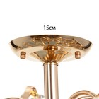 Люстра «Маргарет», Е14, 5×40 Вт, 48×48×48 см, золото - фото 59336977