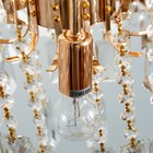 Люстра «Маргарет», Е14, 5×40 Вт, 48×48×48 см, золото - фото 59336978