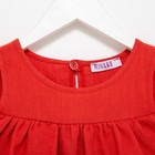 Платье для девочки MINAKU: Cotton Collection цвет терракот, рост 110 - Фото 8