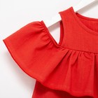 Платье для девочки MINAKU: Cotton Collection цвет терракот, рост 110 - Фото 9