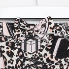 Набор для сауны Этель "Леопард" парео с бантиком+полотенце 80х150 см+повязка,100% хл 7620926