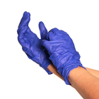 Перчатки нитриловые, неопудренные, нестерильные, размер L, 50 пар, голубые - Фото 1