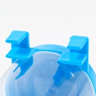 Поилка для клетки, 400 мл, 9×6×20 см, голубая - Фото 4