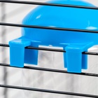 Поилка для клетки, 400 мл, 9×6×20 см, голубая - Фото 7